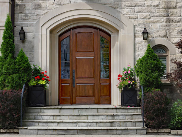 Carved Entrance Door